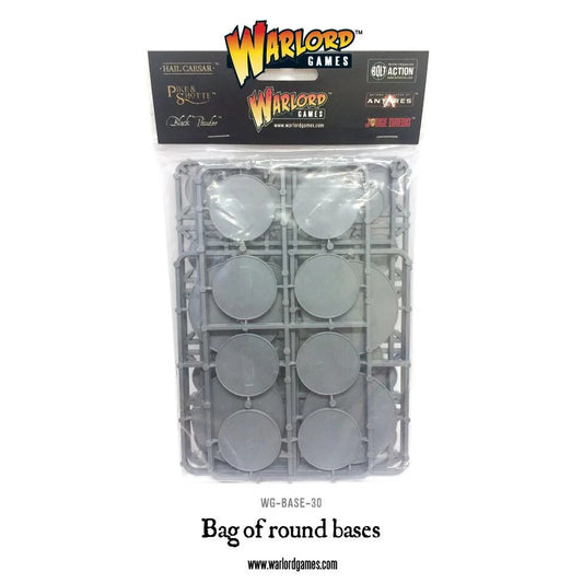 Round Bases - Brand New - Warlord Games Bolt Action Miniatures