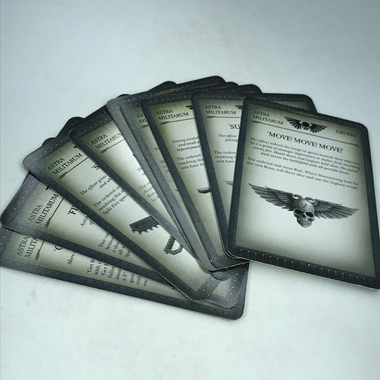 Imperial Guard Command Order Cards - Warhammer 40K C35