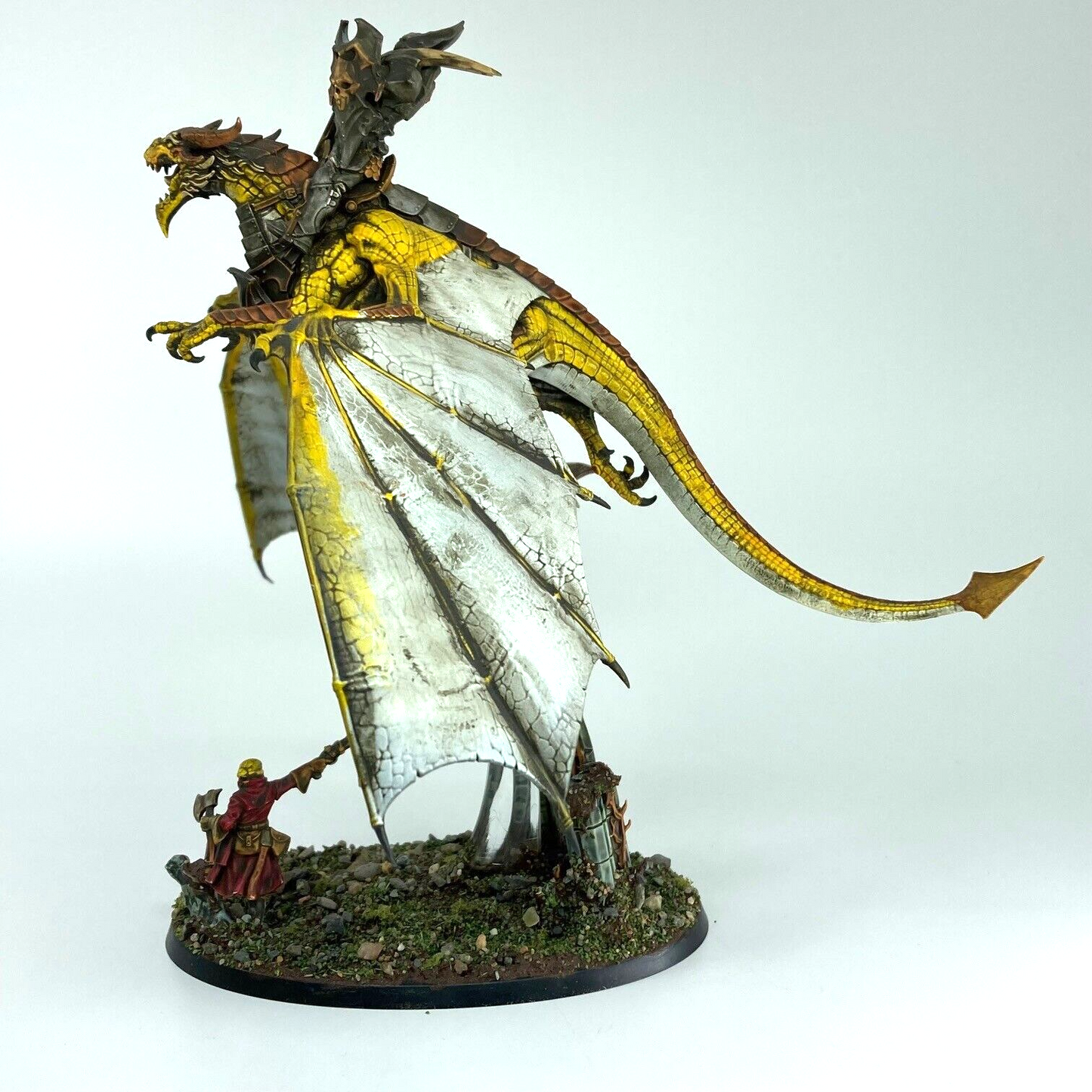 Vampire Lord Kitbash on Dragon - Warhammer Age of Sigmar Games Workshop (3)