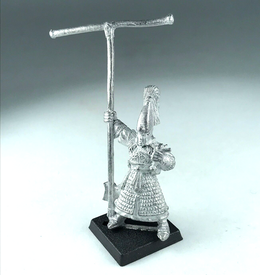 Classic White High Elf Elves Standard Bearer Command - Warhammer Fantasy X4090