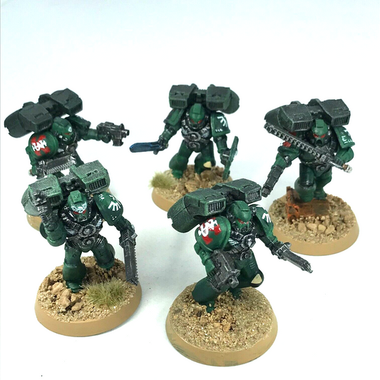 Dark Angels Assault Marines Space Marines Painted - Warhammer 40K C1989