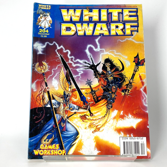 White Dwarf 204 Magazine Games Workshop Warhammer Fantasy 40,000 40K M1323