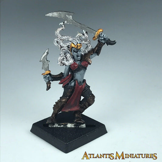 Metal Painted Dark Elf Elves Witch Elf - Warhammer Age of Sigmar X6380