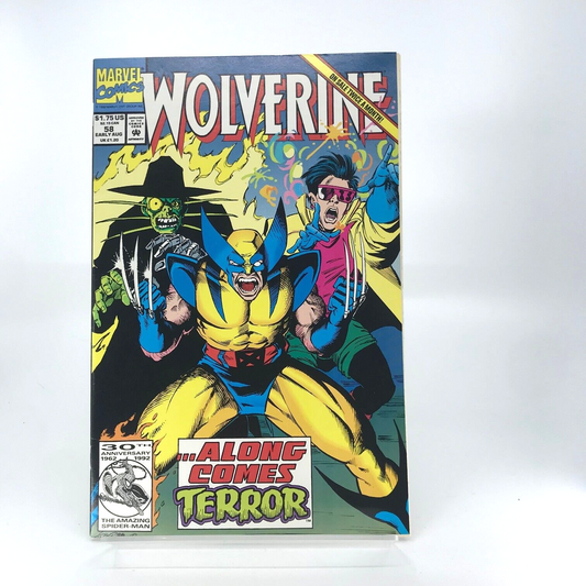 Marvel Wolverine Issue 58 - Original Vintage Comic - Marvel Comics D128