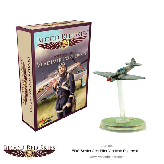 Blood Red Skies: Vladimir Pokrovski Ace Pilot - Bolt Action Warlord Games