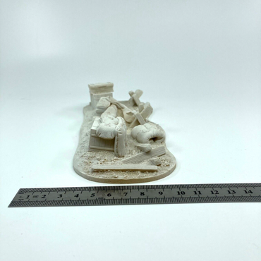 Barricade / Wall Terrain Scenery - Unpainted