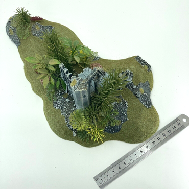 Scenery Hill Terrain - Lord of the Rings / Warhammer 40k / Fantasy Painted 2