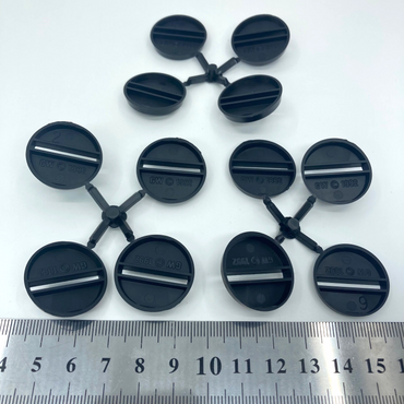 Original 1992 25mm Round Bases Slotted - Warhammer 40K / LOTR GW X8598