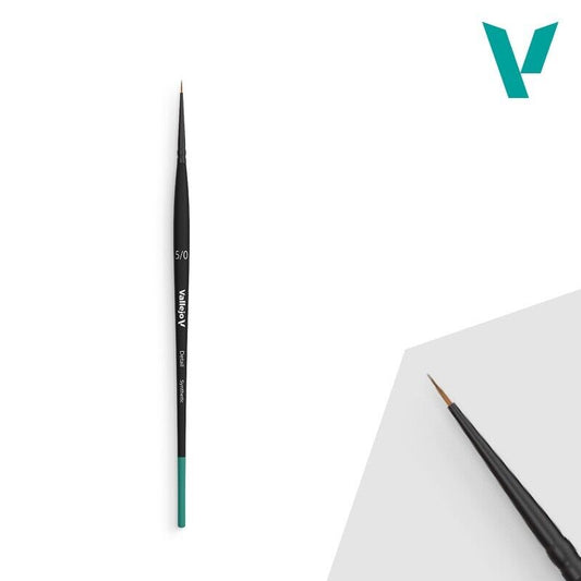 Detail Size 5/0 - Paint Brush - Acrylicos Vallejo - Hobby Paint Brush