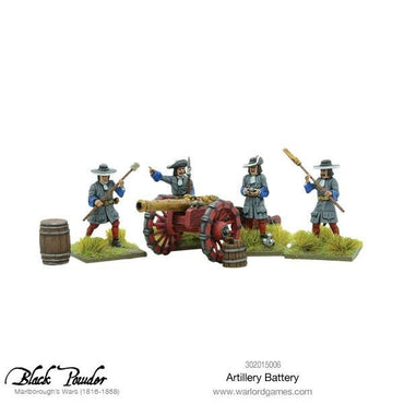 Marlborough's Wars Artillery Battery - Warlord Games Black Powder Miniatures