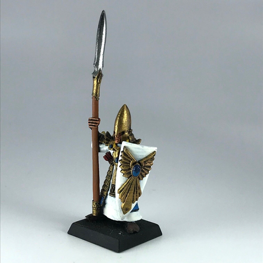 High Elves Lothern Seaguard with Spear - Painted Warhammer Fantasy Metal X384