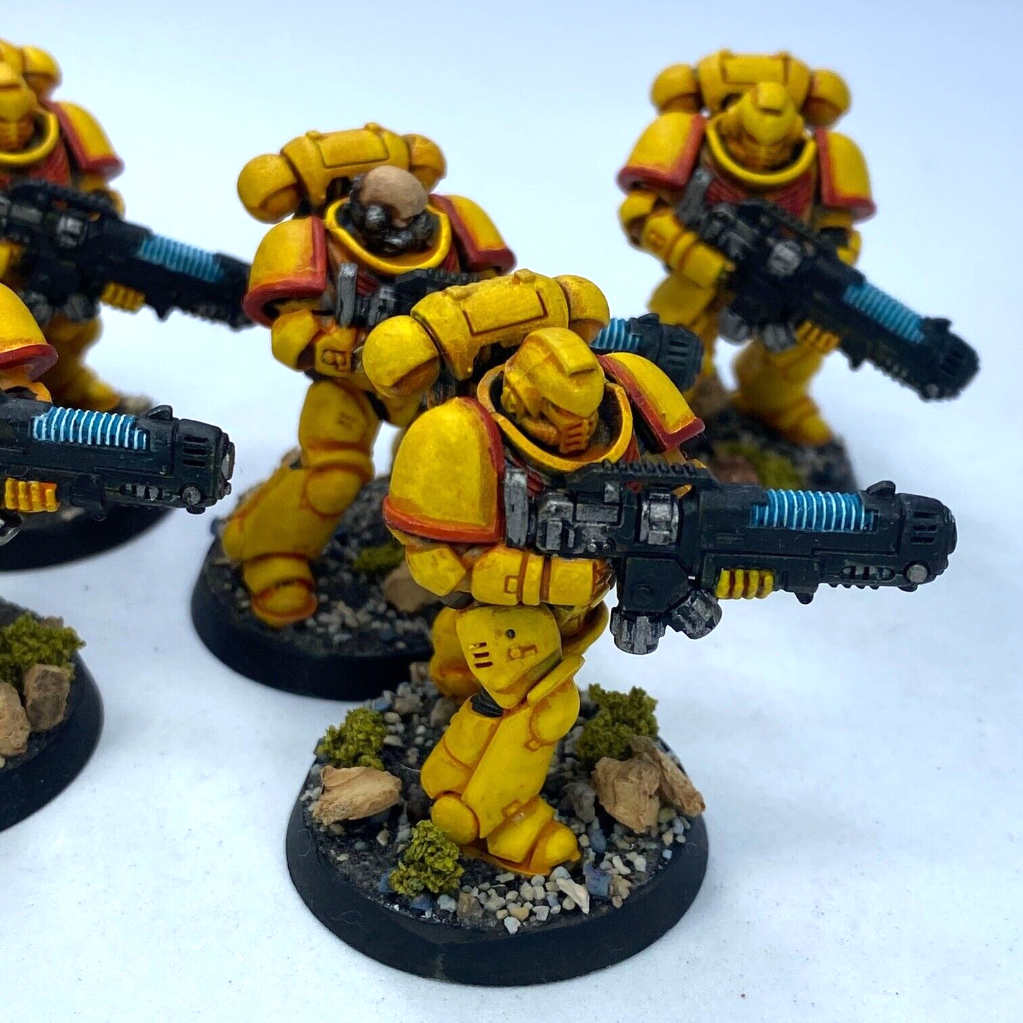 Primaris Hellblasters Imperial Fist Space Marine - Painted - Warhammer 40K C3124