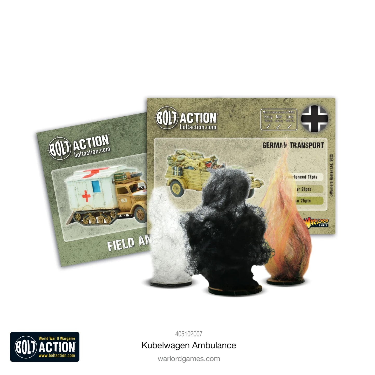 Afrika Korps Kradschutzen And Sidecar - Warlord Games Bolt Action Miniatures