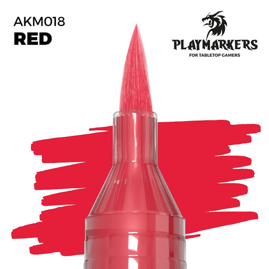 Red - Playmarker - Brand New - Acrylic Paint Pens AK Interactive