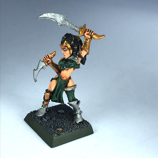 Classic Metal Witch Elf Dark Elf Elves - Painted - Warhammer Fantasy X13476