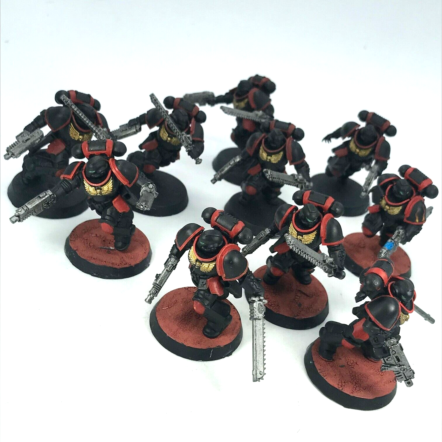 Kit Miniatures Warhammer 5 Assault Intercessors Primaris - Miniature Space Marines Warhammer 40K, Nuove Su Sprue, Con Basi Modellini Games Workshop - Foto 6