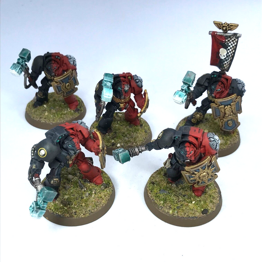 Blood Angels Terminator Squad Space Marines - Painted - Warhammer 40K C3519