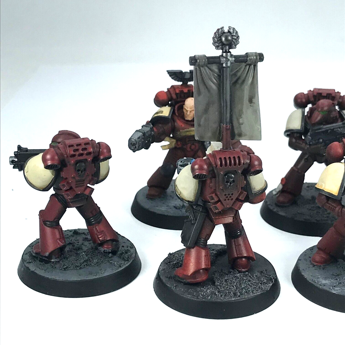 Blood Angel Squad Space Marines - Painted - Warhammer 40K C1423