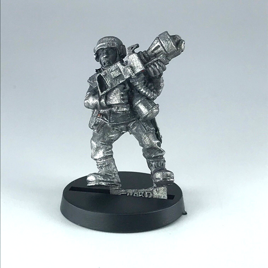 Cadian Shock Troop with Flamethrower Imperial Guard - Warhammer 40K Metal X2630