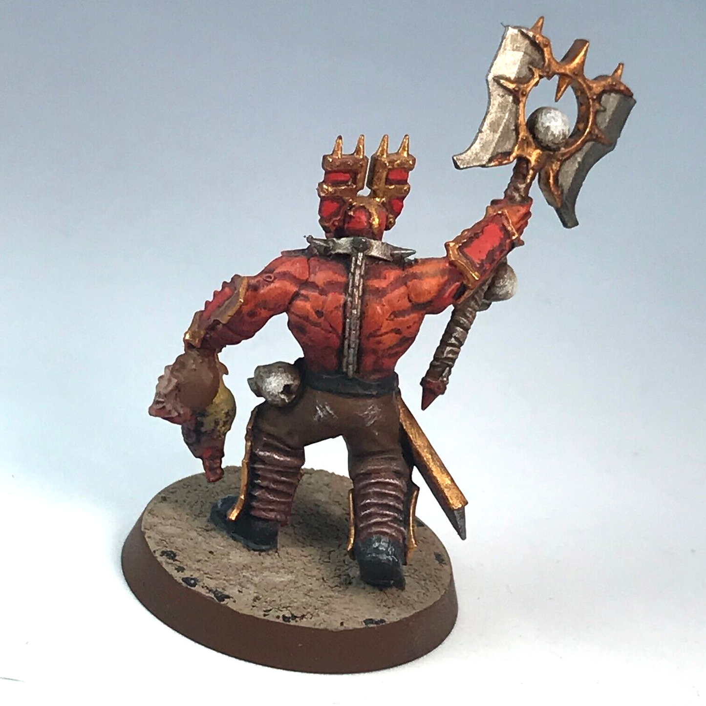 Chaos Khorne Champion - Painted - Warhammer Sigmar X9724