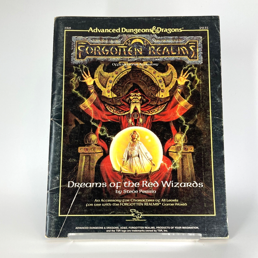 Dreams Of Red Wizards - The Forgotten Realms - AD&D Dungeons and Dragons M1231