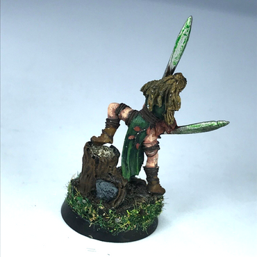 Metal Classic Wood Elves Elf War Dancer Wardancer - Warhammer Fantasy X10518