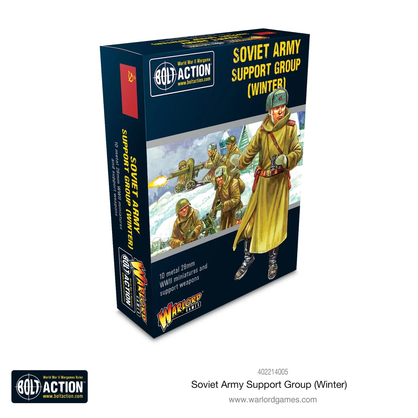 Soviet Army Support Group (Winter) - Warlord Games Bolt Action Miniatures