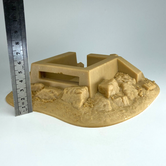 Bunker Building Terrain Scenery - Unpainted