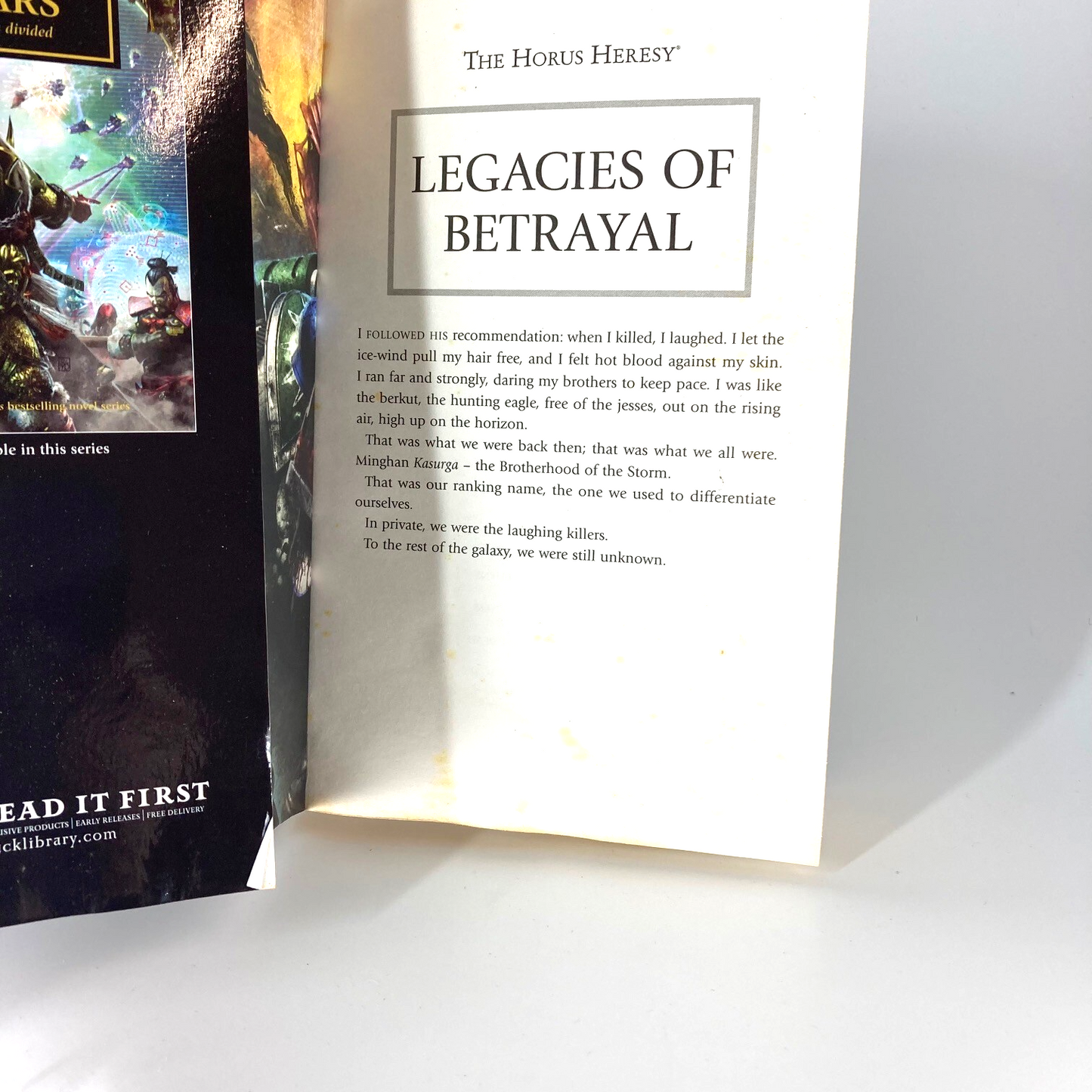 Legacies Of Betrayal - Paperback Anthology - Black Library Warhammer M1764