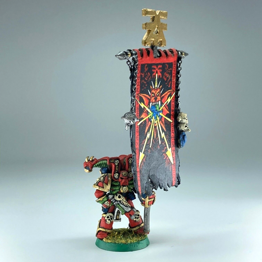 Khorne Ancient Renegade Chaos Space Marine - 1987 - Rogue Trader Metal C4025