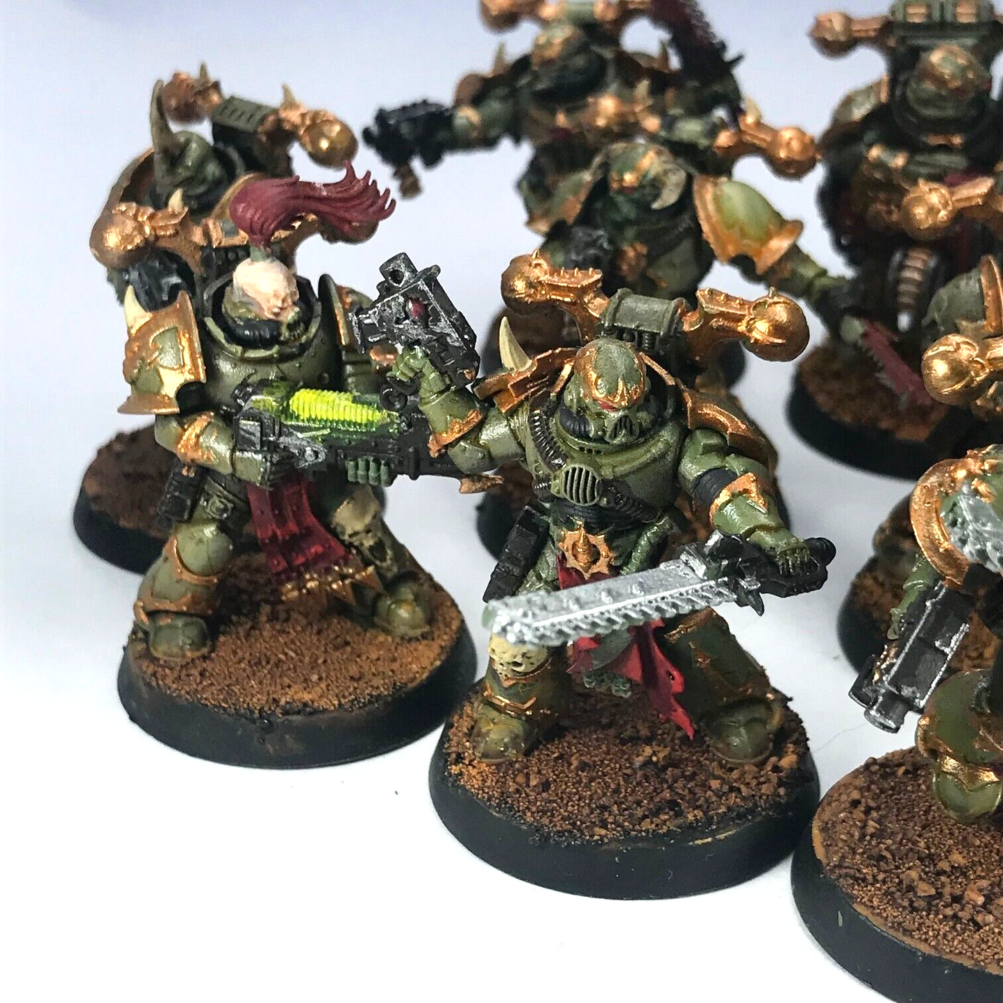 Death Guard Plague Marines Chaos Space Marines - Painted - Warhammer 40K C153