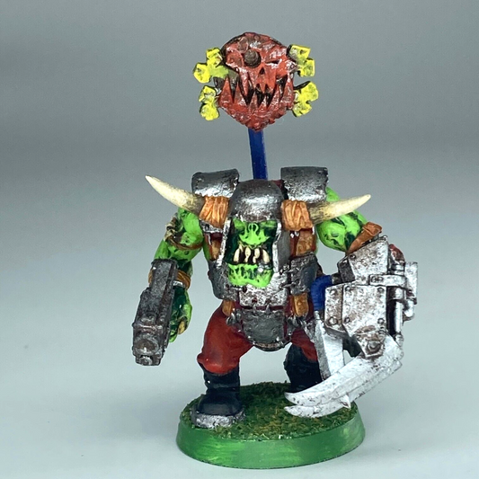 Space Ork Nob With Mega-Klaw - Painted - Warhammer 40K Classic Metal X14063