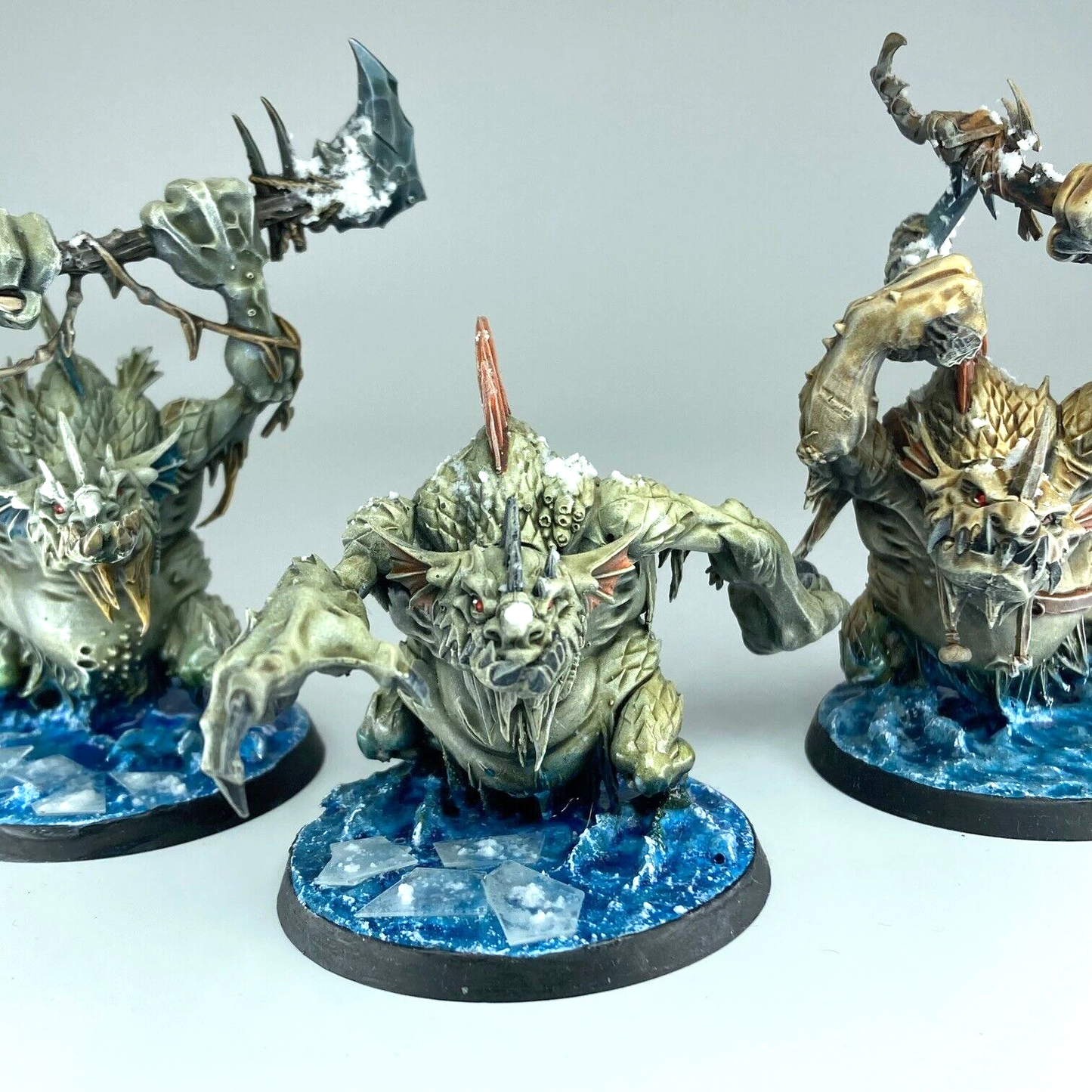 Fellwater Troggoth Tribe - Painted - Warhammer Age of Sigmar GW BOX199