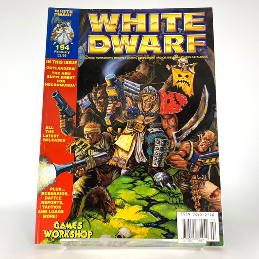 White Dwarf 194 Magazine Games Workshop Warhammer Fantasy 40,000 40K M1309