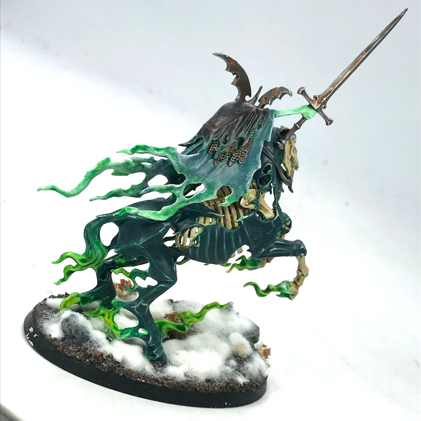 Nighthaunt Knight of Shrounds on Ethereal - Warhammer Age of Sigmar C1571