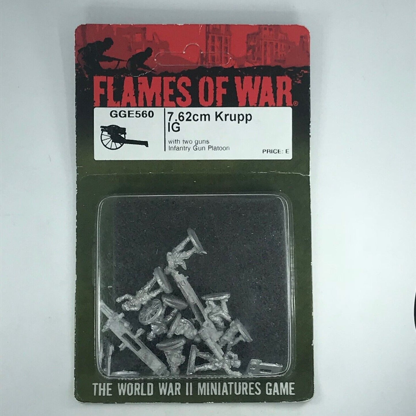 Metal Axis German 7.62mm Krupp IG WW2 - Flames of War C2243