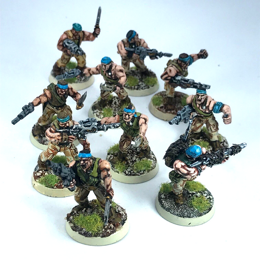 Imperial Guard Catachan Section Squad - Painted - Warhammer 40K C1503