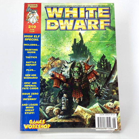 White Dwarf 210 Magazine Games Workshop Warhammer Fantasy 40,000 40K M1340