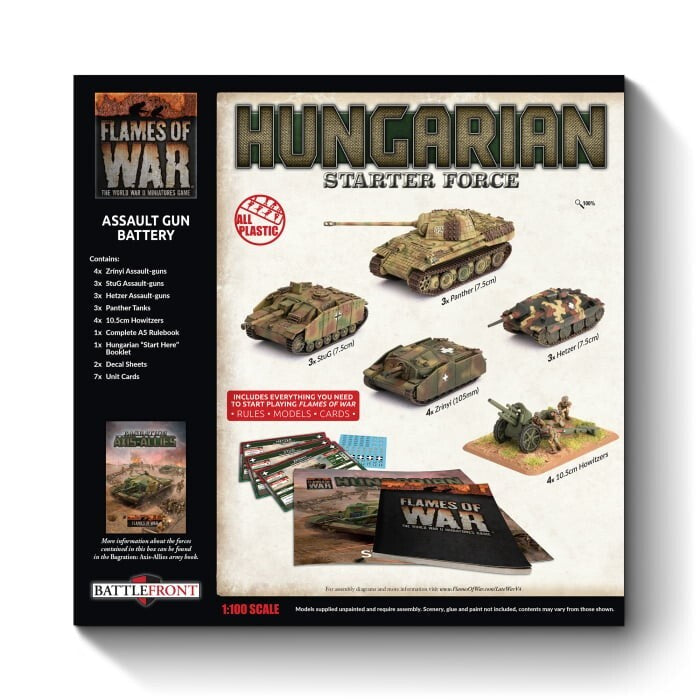 Hungarian Starter Force Assault Gun Battery - Late-War - Brand New Flames of War