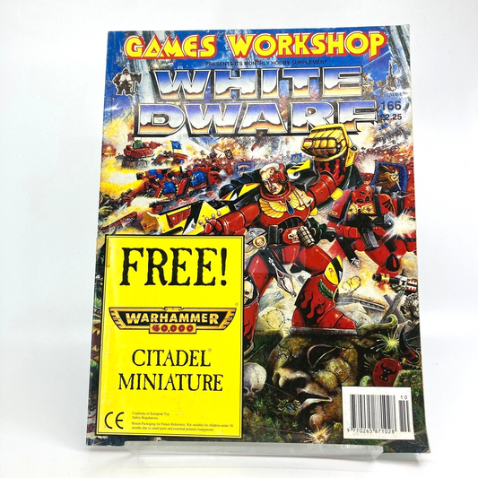 White Dwarf 166 Magazine Games Workshop Warhammer Fantasy 40,000 40K M620