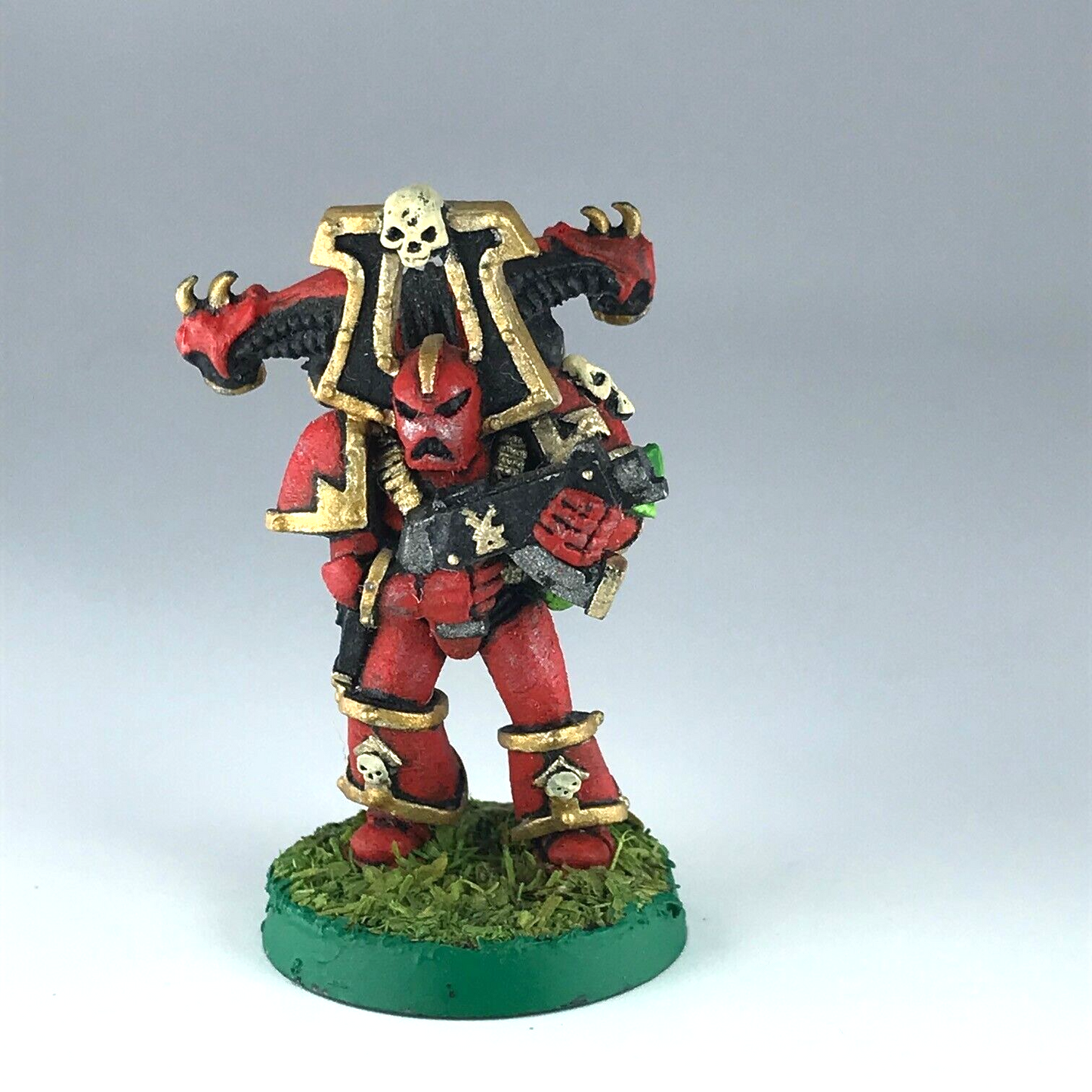 Khorne Marine - Renegade Chaos Rogue Trader - Warhammer 40K Painted Metal X4977