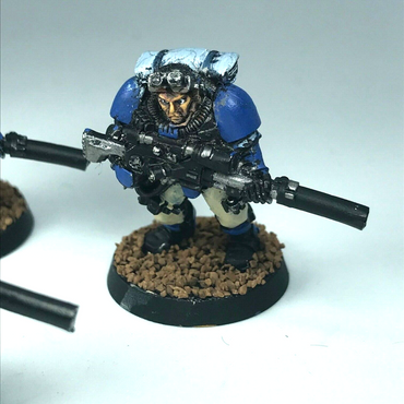 Classic Metal Space Marine Scouts Painted - minor chips - Warhammer 40K X7348
