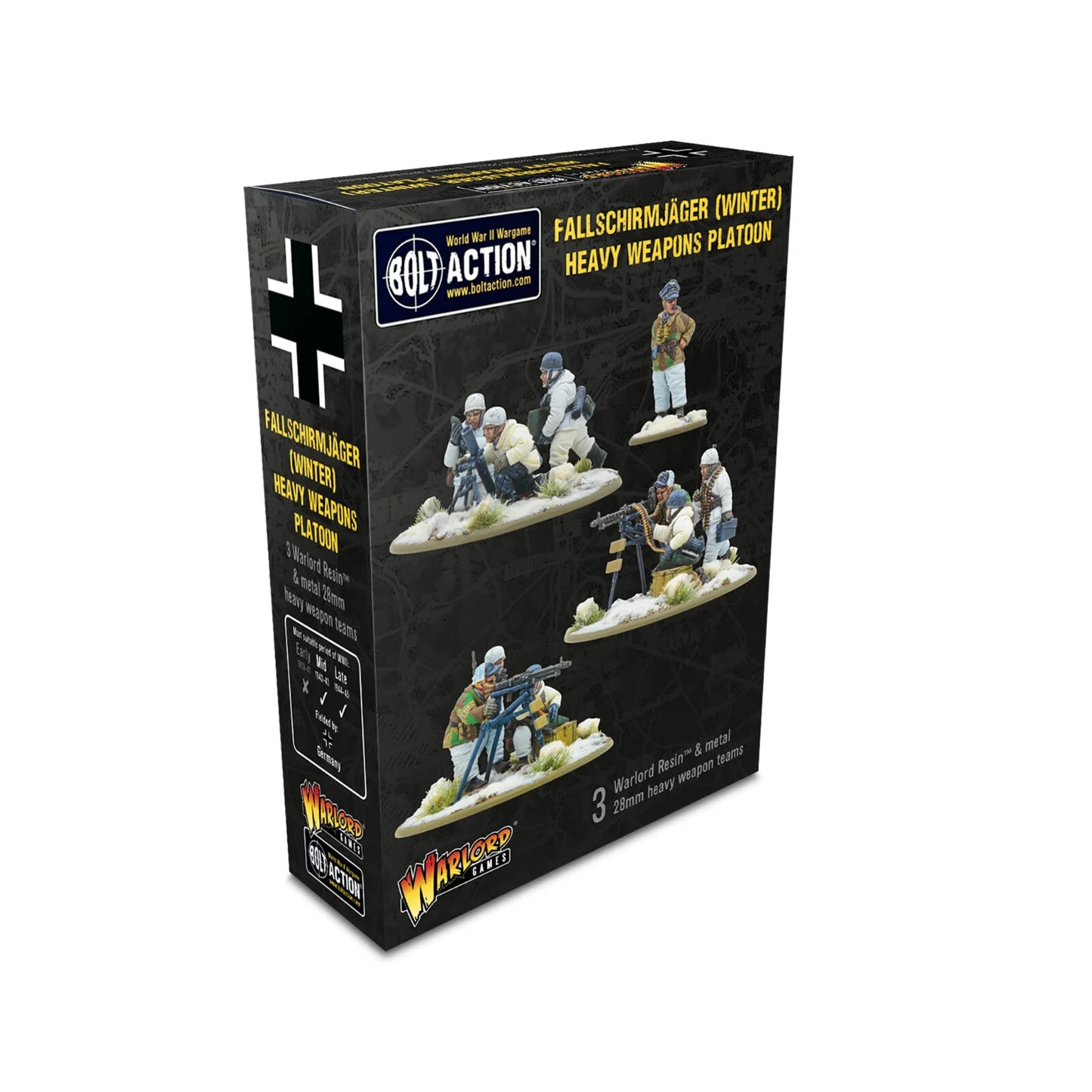 Fallschirmjager (Winter) Heavy Weapons Platoon - Warlord Games Bolt Action