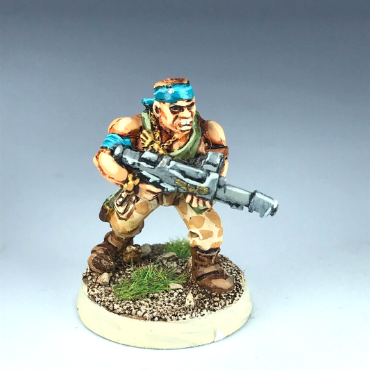 Classic Metal Catachan Rifleman Imperial Guard - Painted - Warhammer 40K X12508