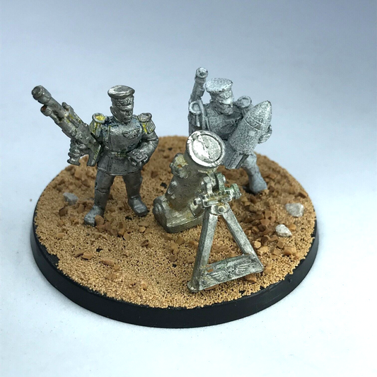Classic Imperial Guard Mordian Mortar Team Heavy Weapon - Warhammer 40K C2663