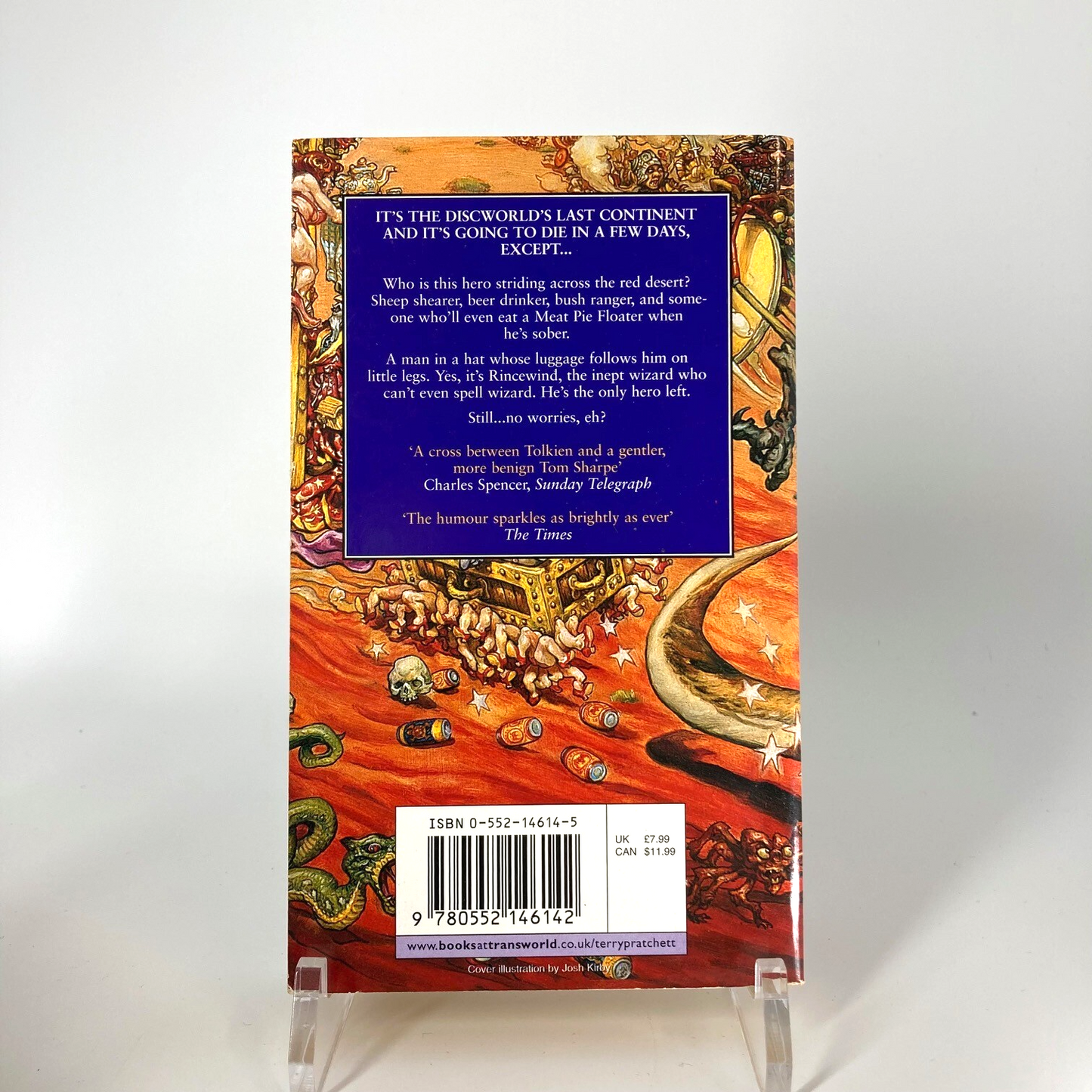 The Last Continent - Discworld Terry Pratchett - 1998 Corgi 2nd Printing M1788