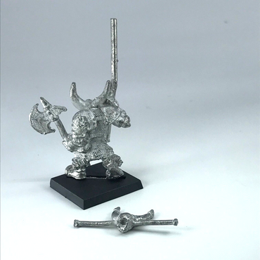 Black Orc Standard Bearer Orcs & Goblins Citadel Warhammer Fantasy Metal X13553