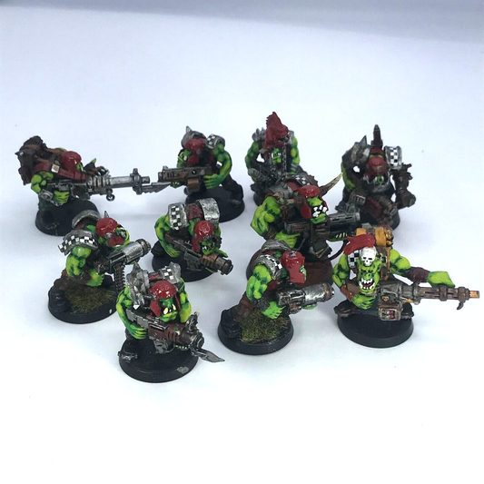 Space Ork Ork Boyz Squad - Painted - Warhammer 40K C685