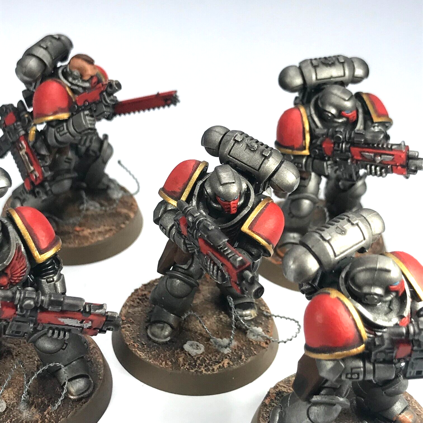 Space Marines Primaris Intercessors Squad - Painted - Warhammer 40K C2879