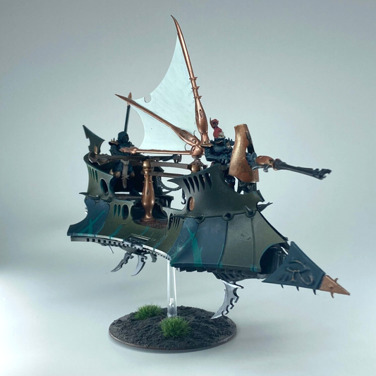 Drukhari Ravager Ship Dark Eldar - Painted - Warhammer 40K Games Workshop (3)